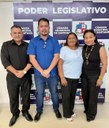 Deputada Federal Silvia Waiãpi (PL) visita a Câmara Municipal de Santana